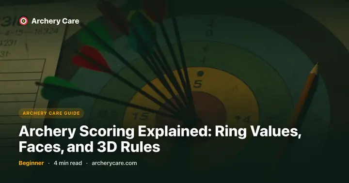 Archery Scoring Explained: Ring Values, Faces, and 3D Rules