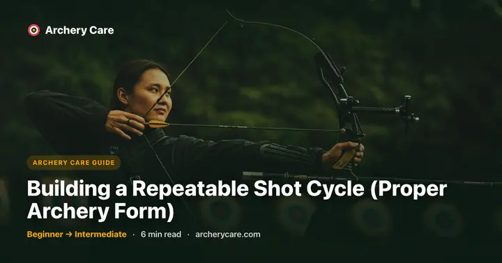 Building a Repeatable Shot Cycle (Proper Archery Form)