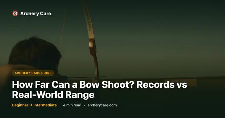 How Far Can a Bow Shoot? Records vs Real-World Range