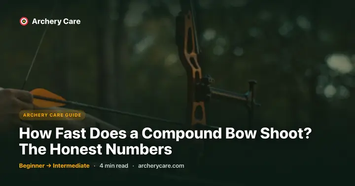 How Fast Does a Compound Bow Shoot? The Honest Numbers