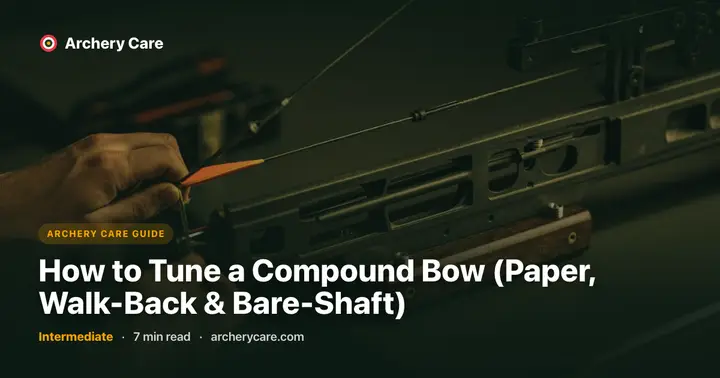 How to Tune a Compound Bow (Paper, Walk-Back & Bare-Shaft)