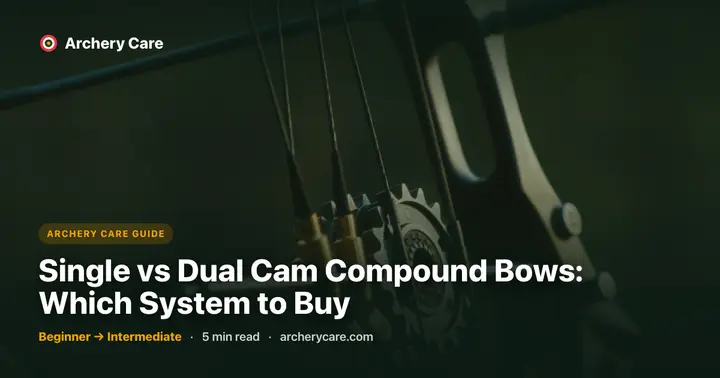 Single vs Dual Cam Compound Bows: Which System to Buy
